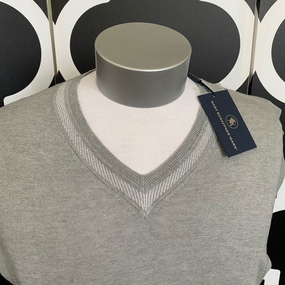 Hart Schaffner Marx silk/cashmere sweater vest
